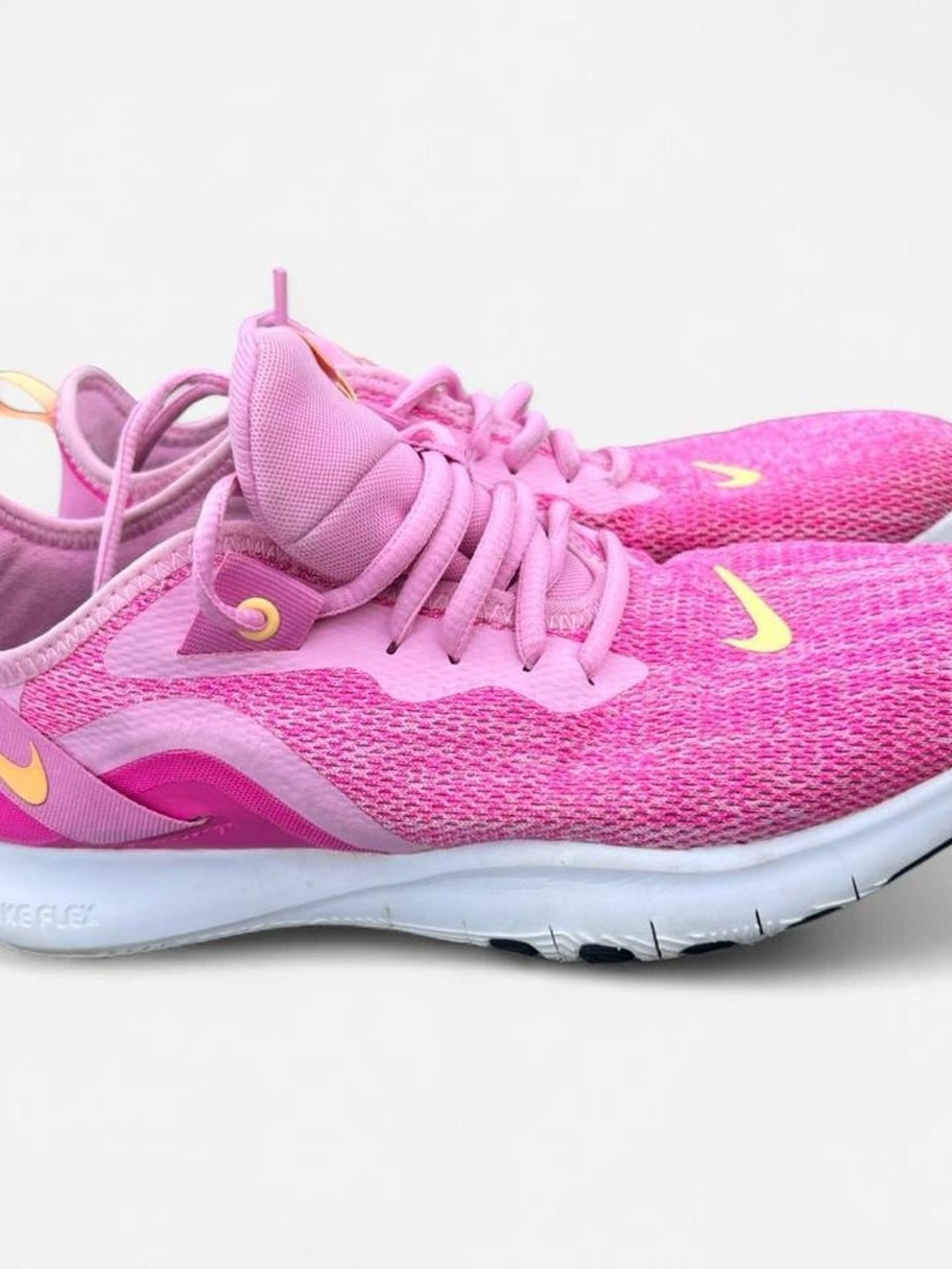 Nike Women’s Pink & Yellow Lightweight Training Sneakers